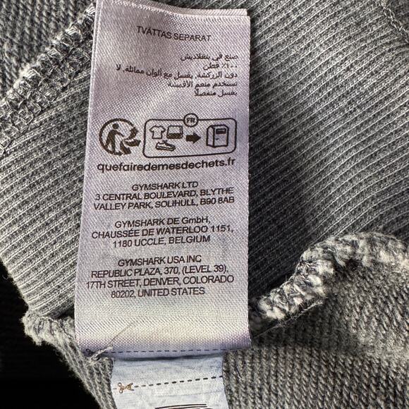 Gymshark Small Premium Legacy Sweatshirt Oversized Heavyweight 1/4 Zip Cropped - Picture 12 of 12